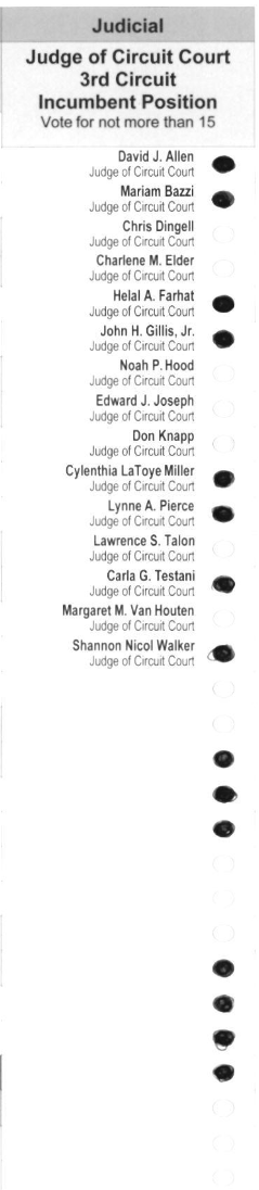 Primary-style BMD ballot example 18